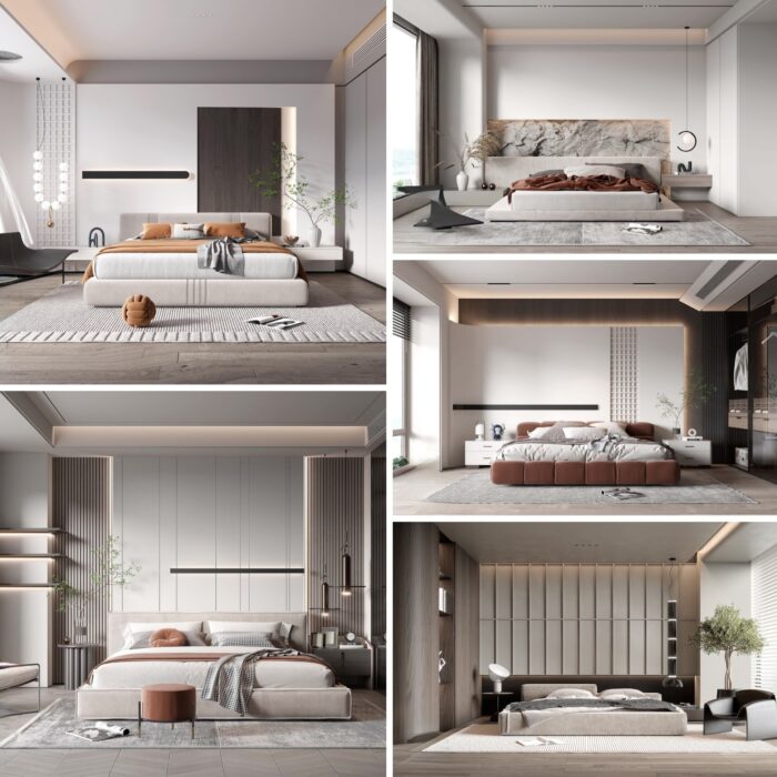 20 Full Scene BedRoom 3D Models | 3dsbox vol.115