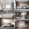20 Full Scene BedRoom 3D Models | 3dsbox vol.116