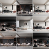 20 full scene living room 3d models vol100