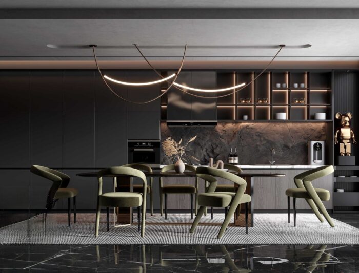 20 full scene dining room 3d models 3dsbox vol111 (4)