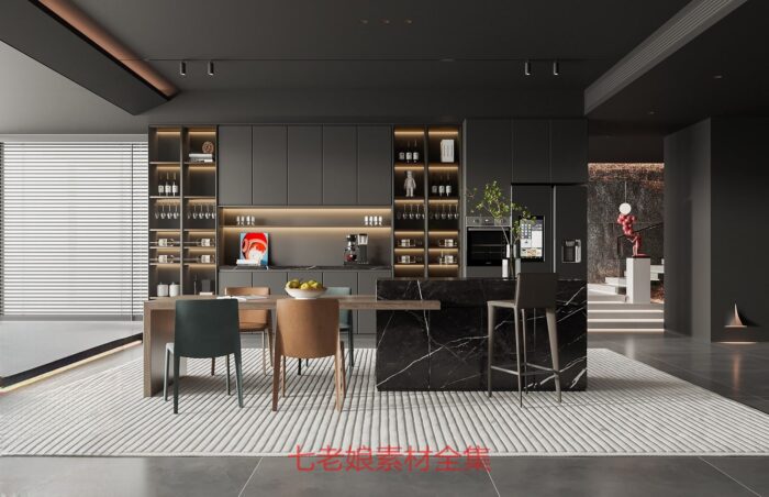 20 full scene dining room 3d models 3dsbox vol112 (13)