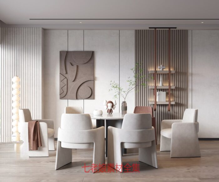 20 full scene dining room 3d models 3dsbox vol112 (2)