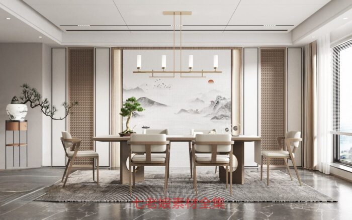 20 full scene dining room 3d models 3dsbox vol112 (7)