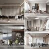 20 full scene dining room 3d models vol110