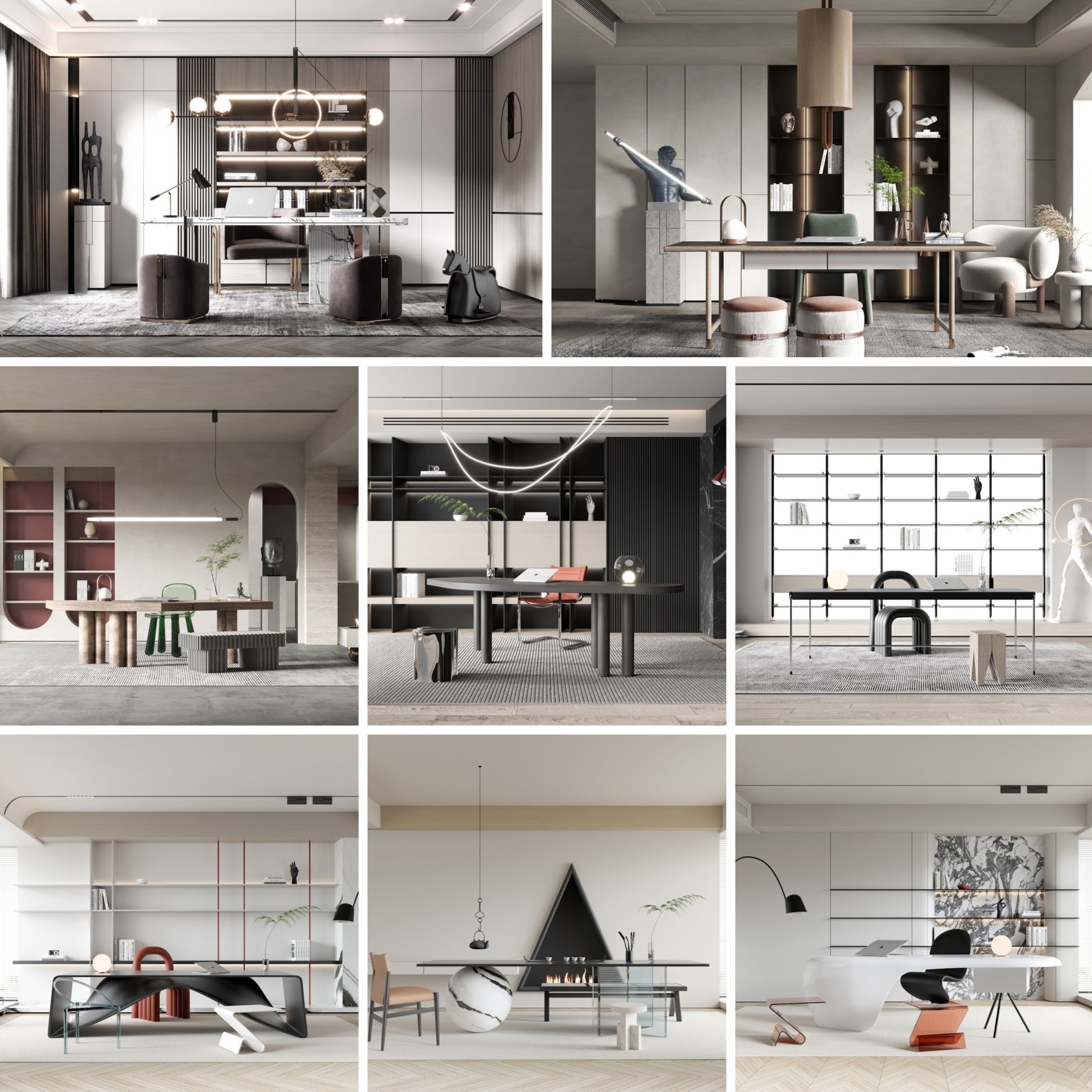25-Full-Scene-Home-Office-3D-Models-Pro-3dsbox-vol120
