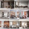 25 Full-Scene Home Office 3D Models Pro 3dsbox-vol.121