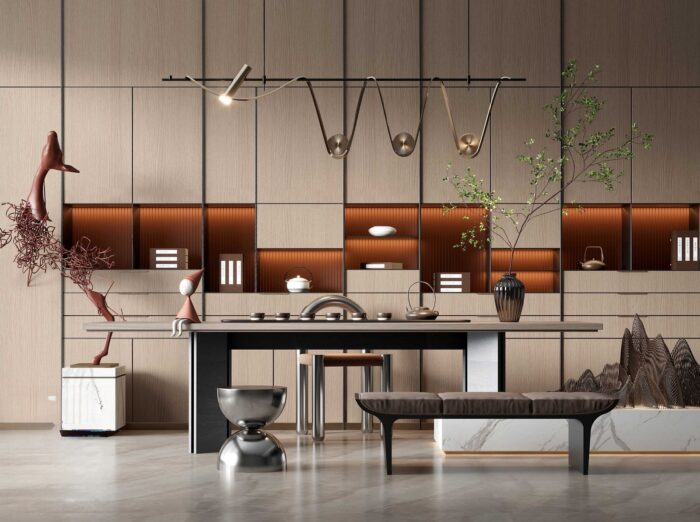 29 Full-Scene Tea Room 3D Models Pro 3dsbox-vol.122