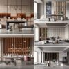29 Full-Scene Tea Room 3D Models Pro 3dsbox-vol.122