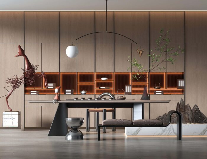 29 Full-Scene Tea Room 3D Models Pro 3dsbox-vol.122
