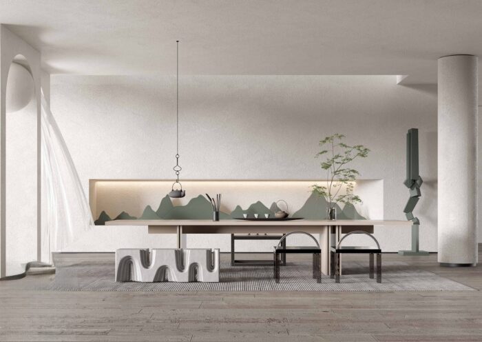 29 Full-Scene Tea Room 3D Models Pro 3dsbox-vol.123