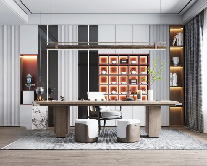 29 Full-Scene Tea Room 3D Models Pro 3dsbox-vol.123