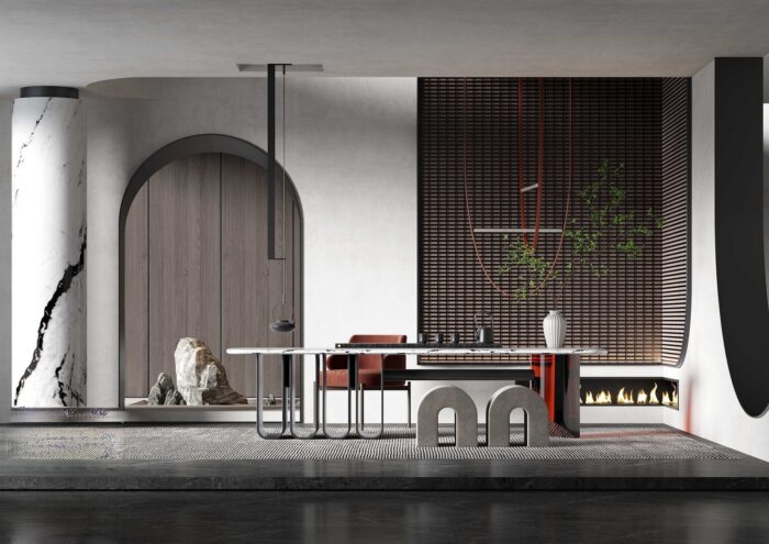 29 Full-Scene Tea Room 3D Models Pro 3dsbox-vol.123