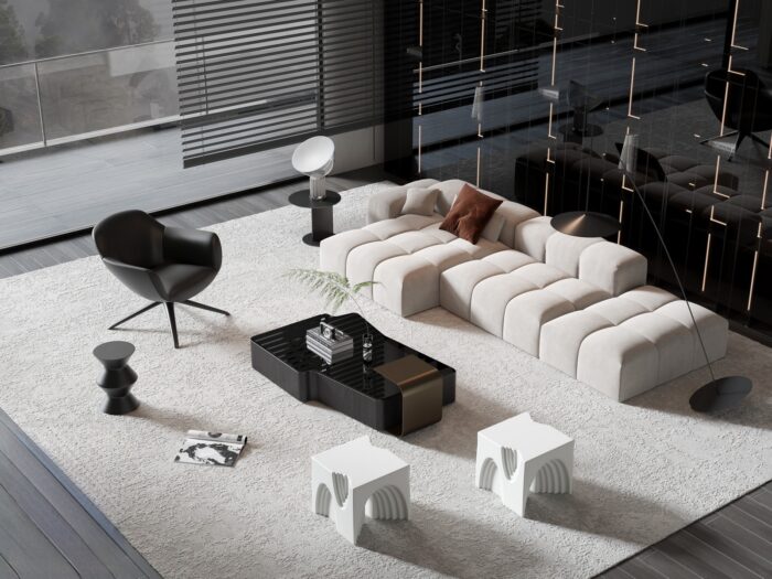 33 Living Room Sets 3D Models Pro - 3dsbox Vol.124