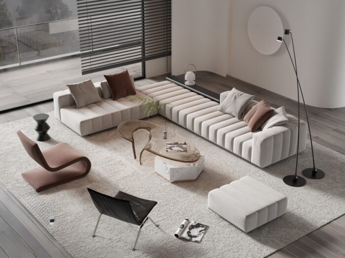 33 Living Room Sets 3D Models Pro - 3dsbox Vol.124