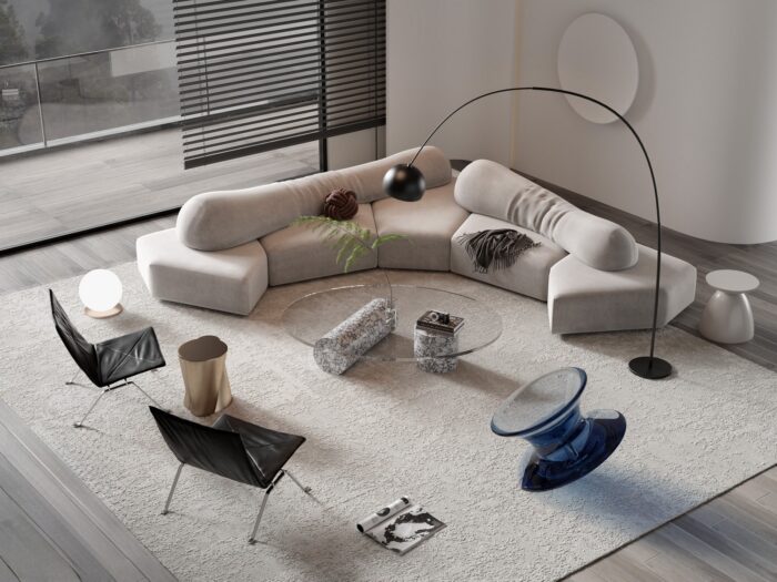 33 Living Room Sets 3D Models Pro - 3dsbox Vol.124