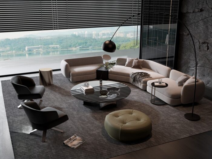 33 Living Room Sets 3D Models Pro - 3dsbox Vol.124