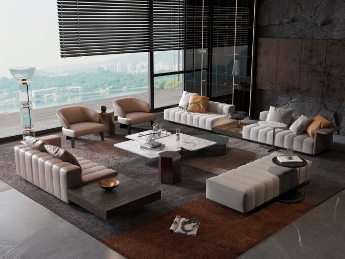 33 Living Room Sets 3D Models Pro - 3dsbox Vol.124