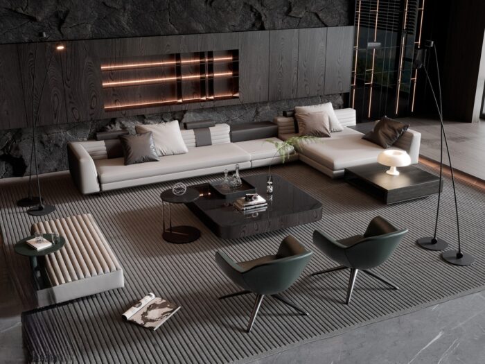 33 Living Room Sets 3D Models Pro - 3dsbox Vol.124
