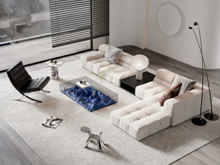 33 Living Room Sets 3D Models Pro - 3dsbox Vol.124