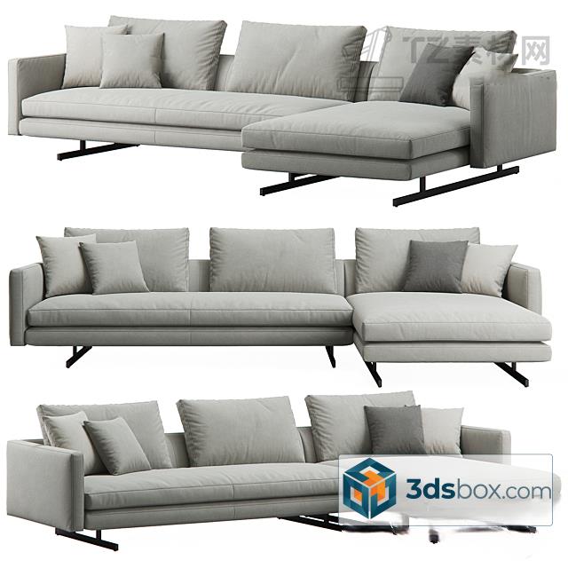 Moss Sofa 3d Model