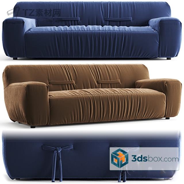 Natuzzi Argo Sofa 3d Model Free