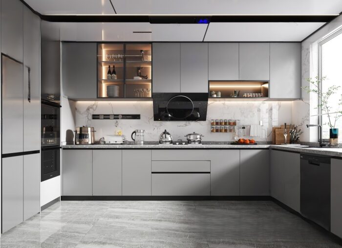 38 Modern Kitchen Interior Design 3D Model - Vol.126 | 3DSBox
