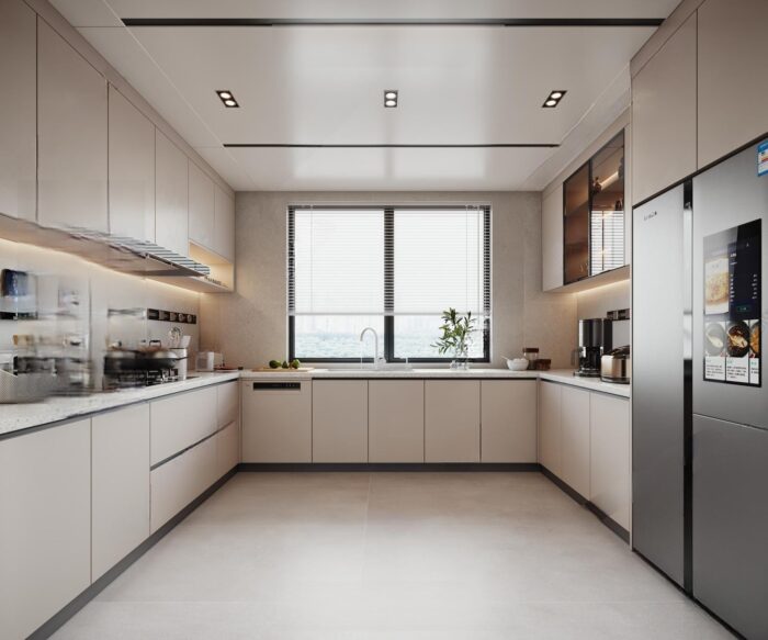 40 Modern Kitchen Interior Design 3D Model - Vol.127 | 3DSBox