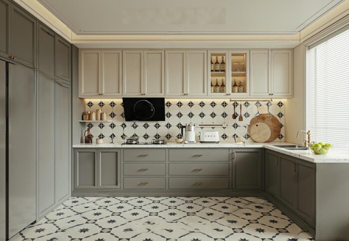 40 Modern Kitchen Interior Design 3D Model - Vol.127 | 3DSBox