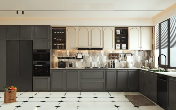 40 Modern Kitchen Interior Design 3D Model - Vol.127 | 3DSBox