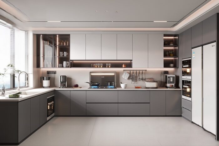 40 Modern Kitchen Interior Design 3D Model - Vol.127 | 3DSBox
