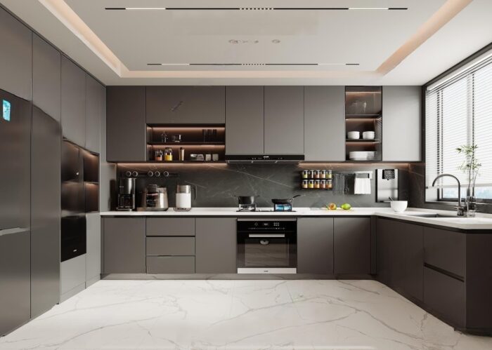 40 Modern Kitchen Interior Design 3D Model - Vol.127 | 3DSBox