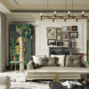 Eclectic Living Room Interior 3D Model For Download-3ds Max & Corona