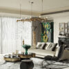 Eclectic Living Room Interior 3D Model For Download-3ds Max & Corona