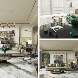 clectic-Living-Room-Interior-3D-Model