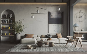 Free Full Scene Living Room 3dsMax-Vray