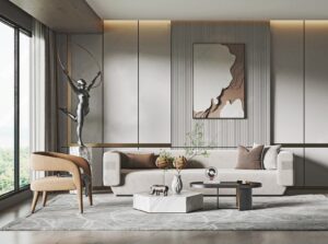 Modern living room full scene free