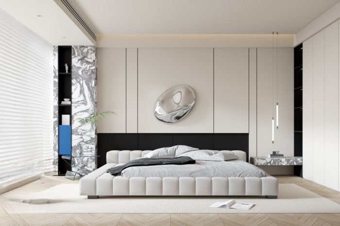 full scene bedroom 3d models (1)