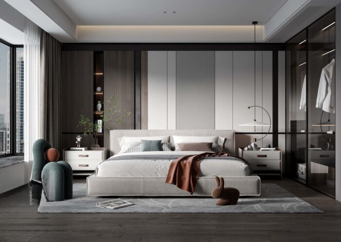 full scene bedroom 3d models (40)