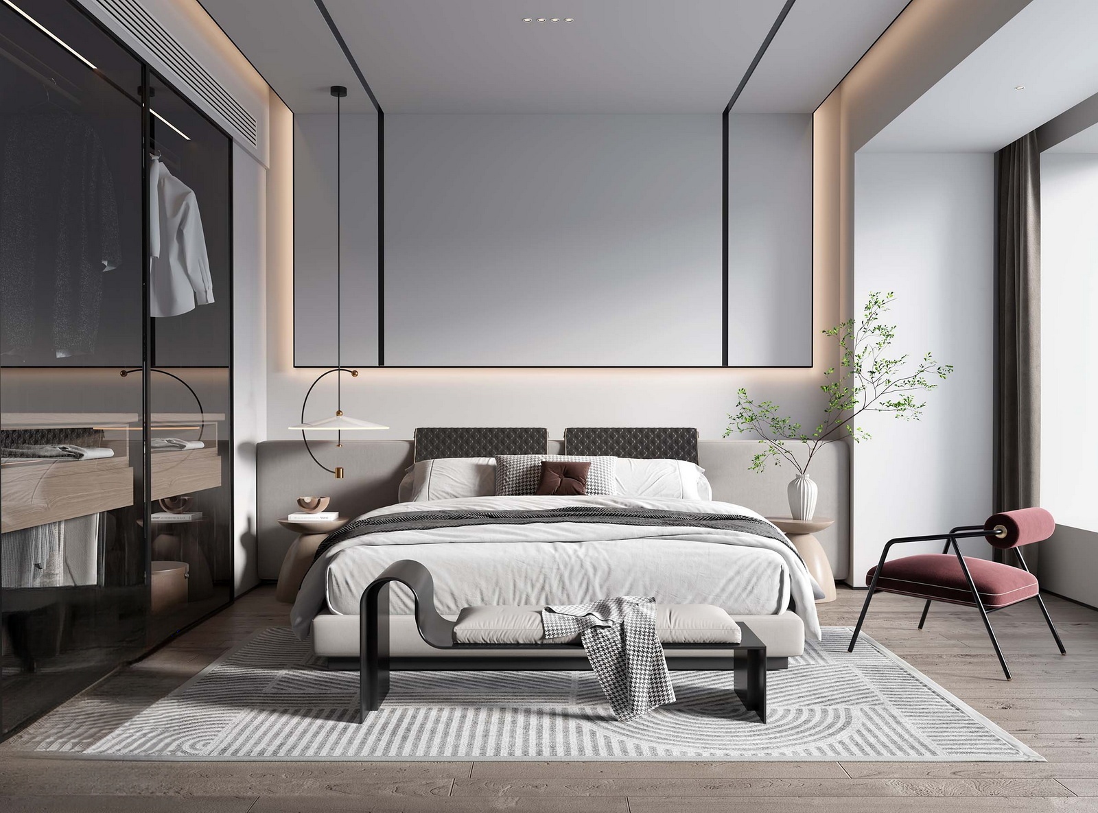full scene bedroom 3d models (41)