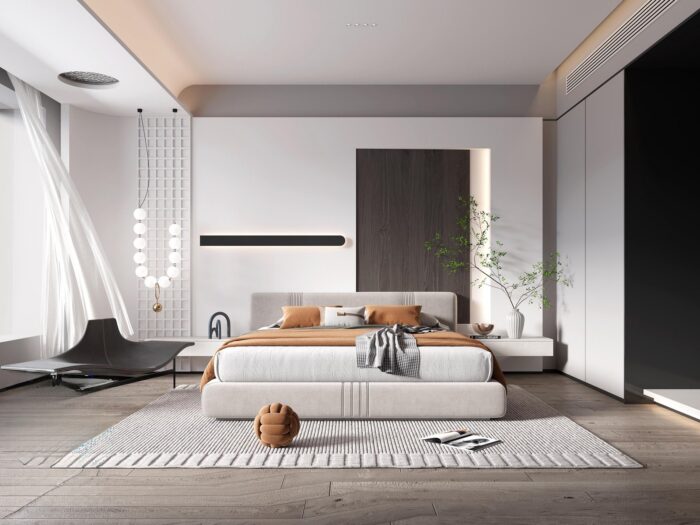 full scene bedroom 3d models (42)