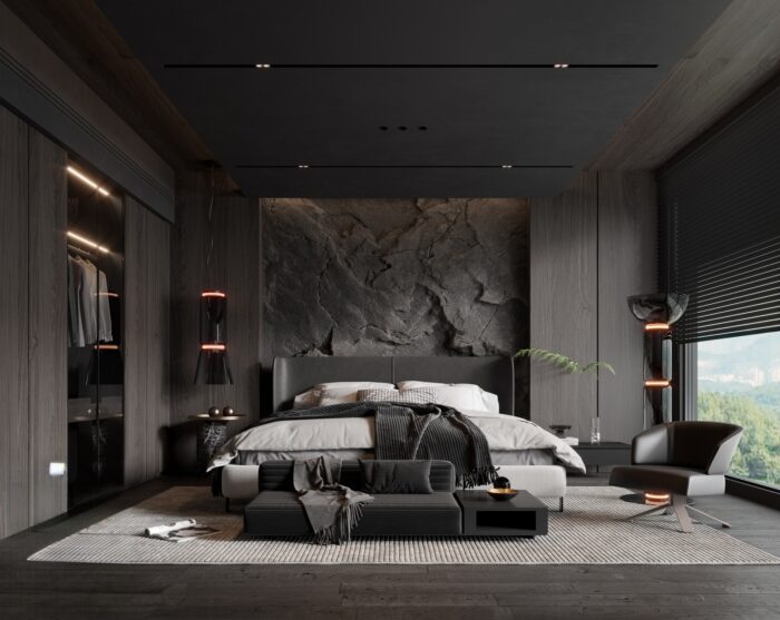 full scene bedroom 3d models (5)