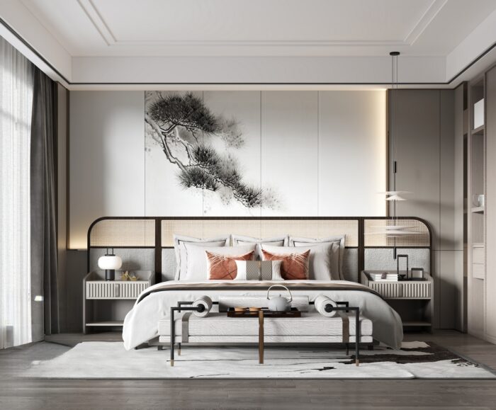 full scene bedroom 3d models (58)