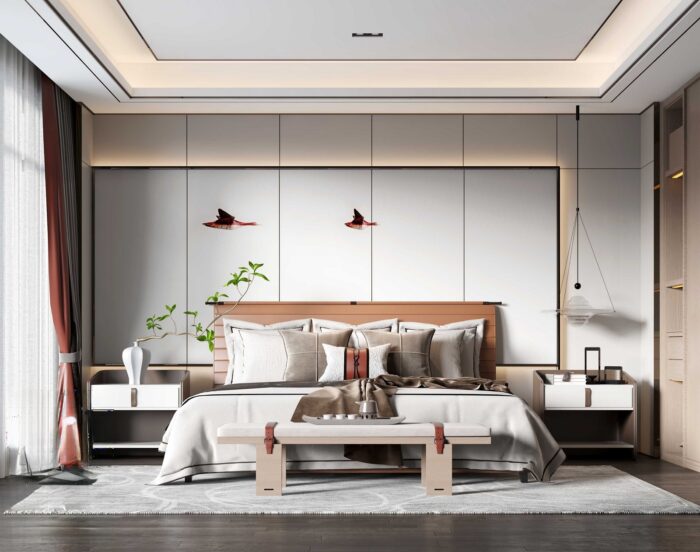 full scene bedroom 3d models (62)