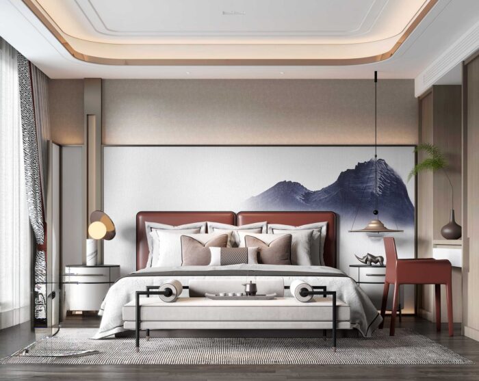 full scene bedroom 3d models (63)