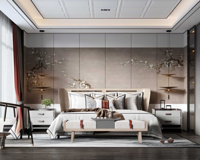 full scene bedroom 3d models (67)