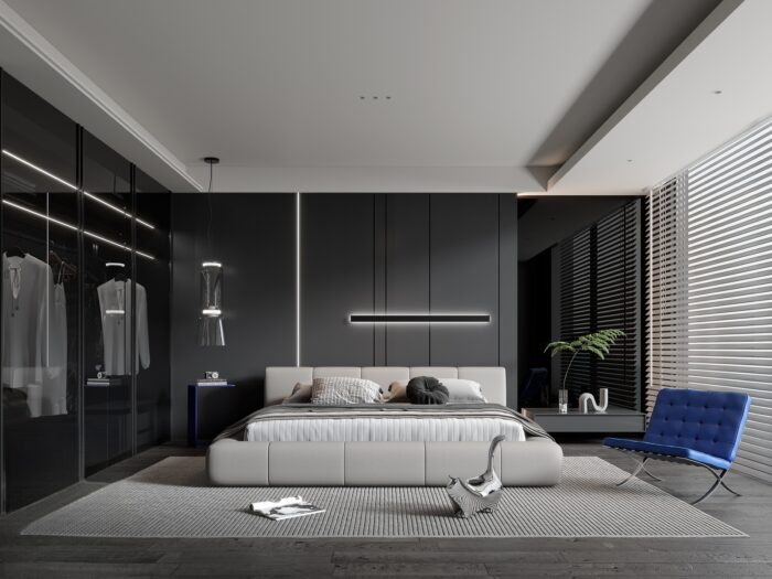 full scene bedroom 3d models (7)