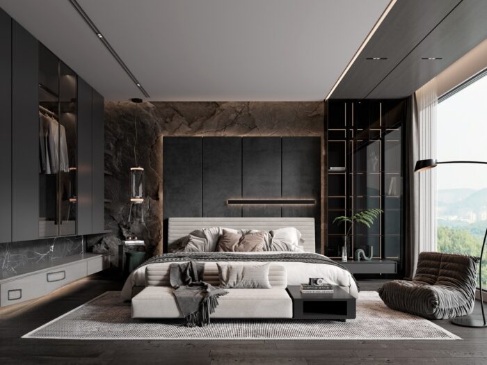 full scene bedroom 3d models (8)
