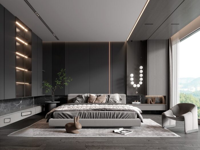 full scene bedroom 3d models (9)