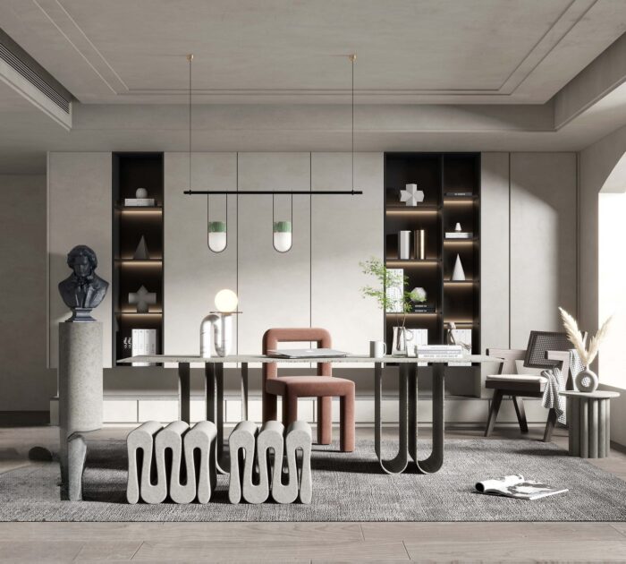 25 Full Scene Home Office 3D Models Pro 3dsbox-vol.120