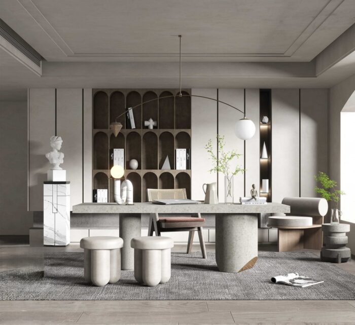 25 Full Scene Home Office 3D Models Pro 3dsbox-vol.120
